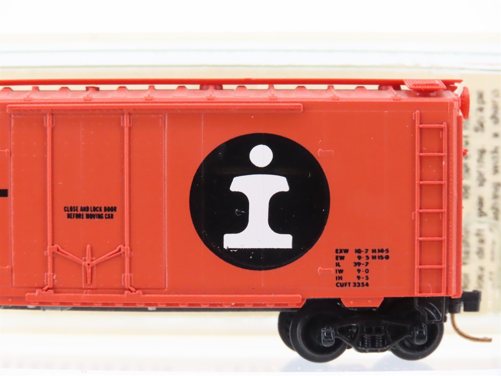 N Kadee Micro-Trains MTL 21070 ICG Illinois Central Gulf 40' Box Car #160514