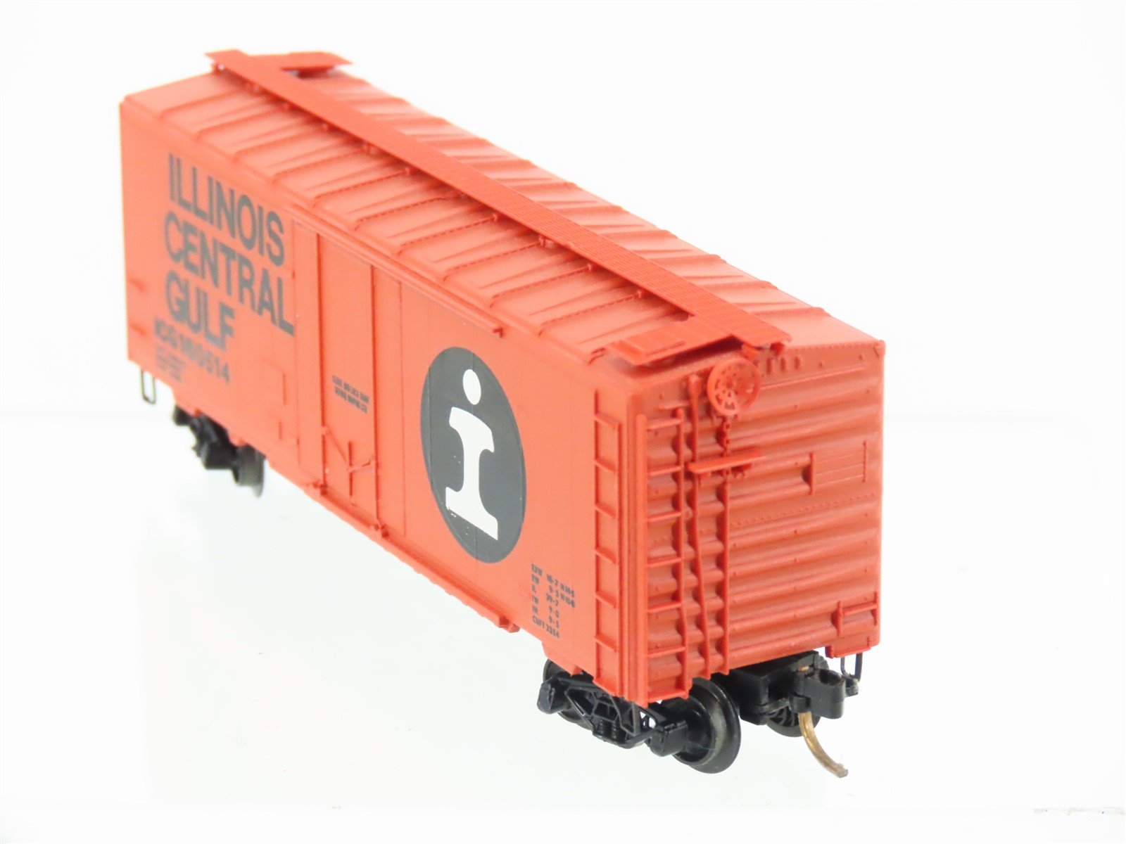 N Kadee Micro-Trains MTL 21070 ICG Illinois Central Gulf 40' Box Car #160514
