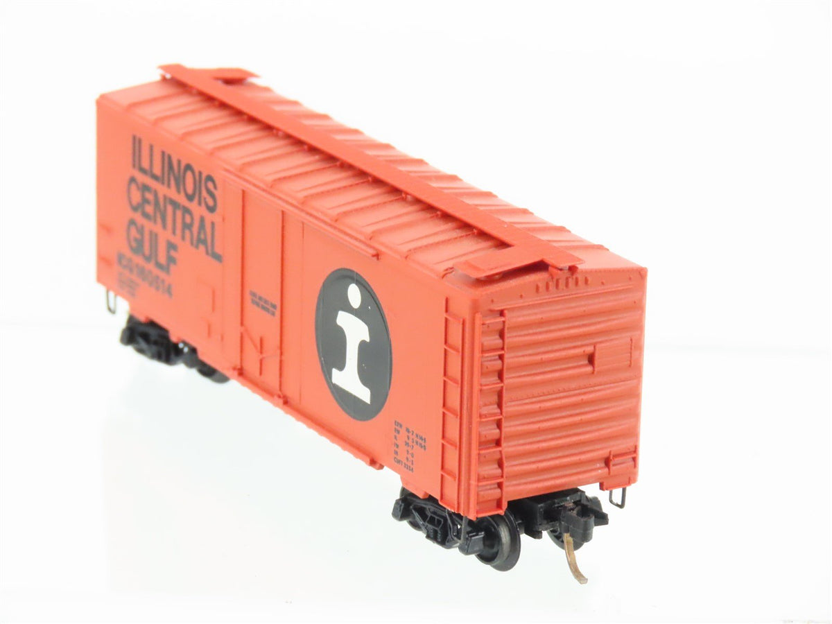 N Kadee Micro-Trains MTL 21070 ICG Illinois Central Gulf 40&#39; Box Car #160514