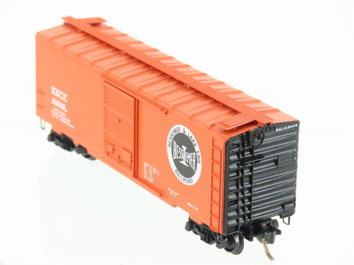 N Scale Micro-Trains MTL 20940 B&amp;LE Bessemer &amp; Lake Erie 40&#39; Box Car #81005