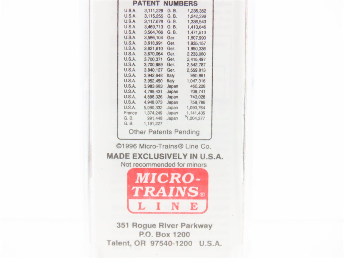 N Scale Micro-Trains MTL 20660 SAL Seaboard Silver Comet 40&#39; Box Car #24863