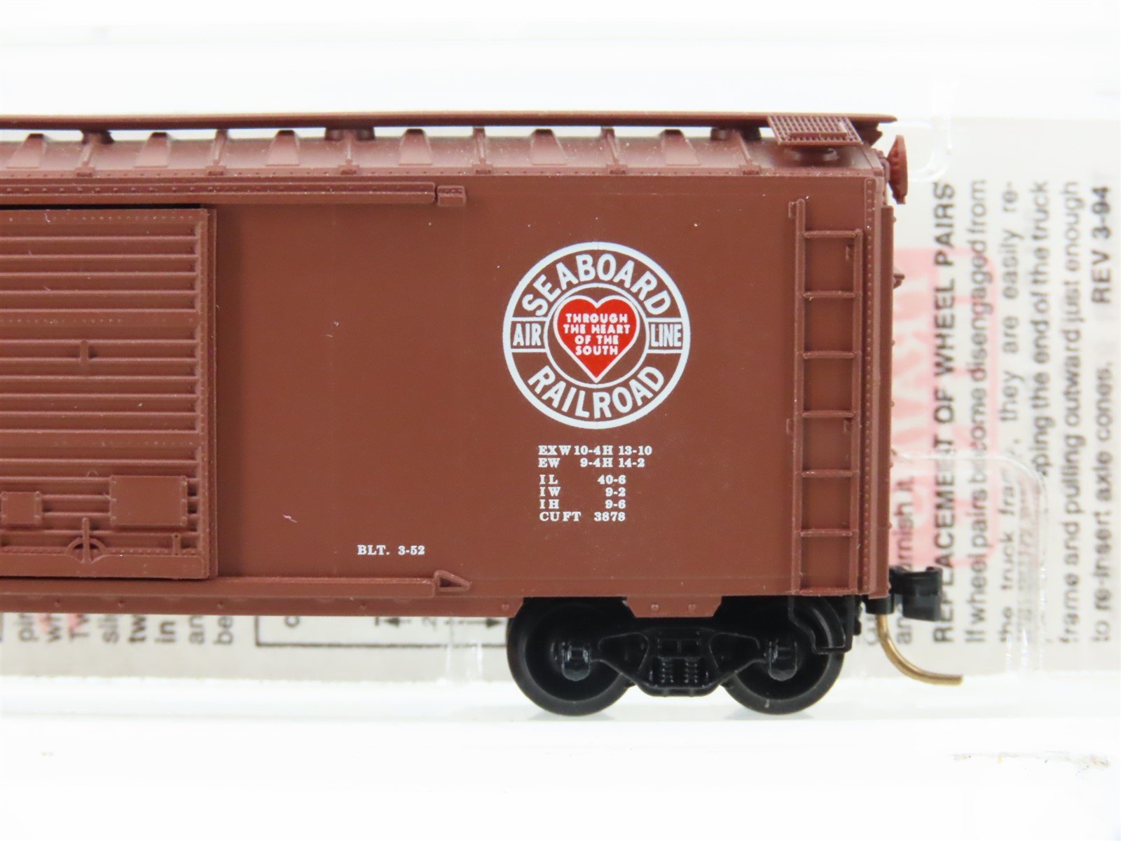 N Scale Micro-Trains MTL 20650 SAL Seaboard Silver Star 40' Box Car #25439