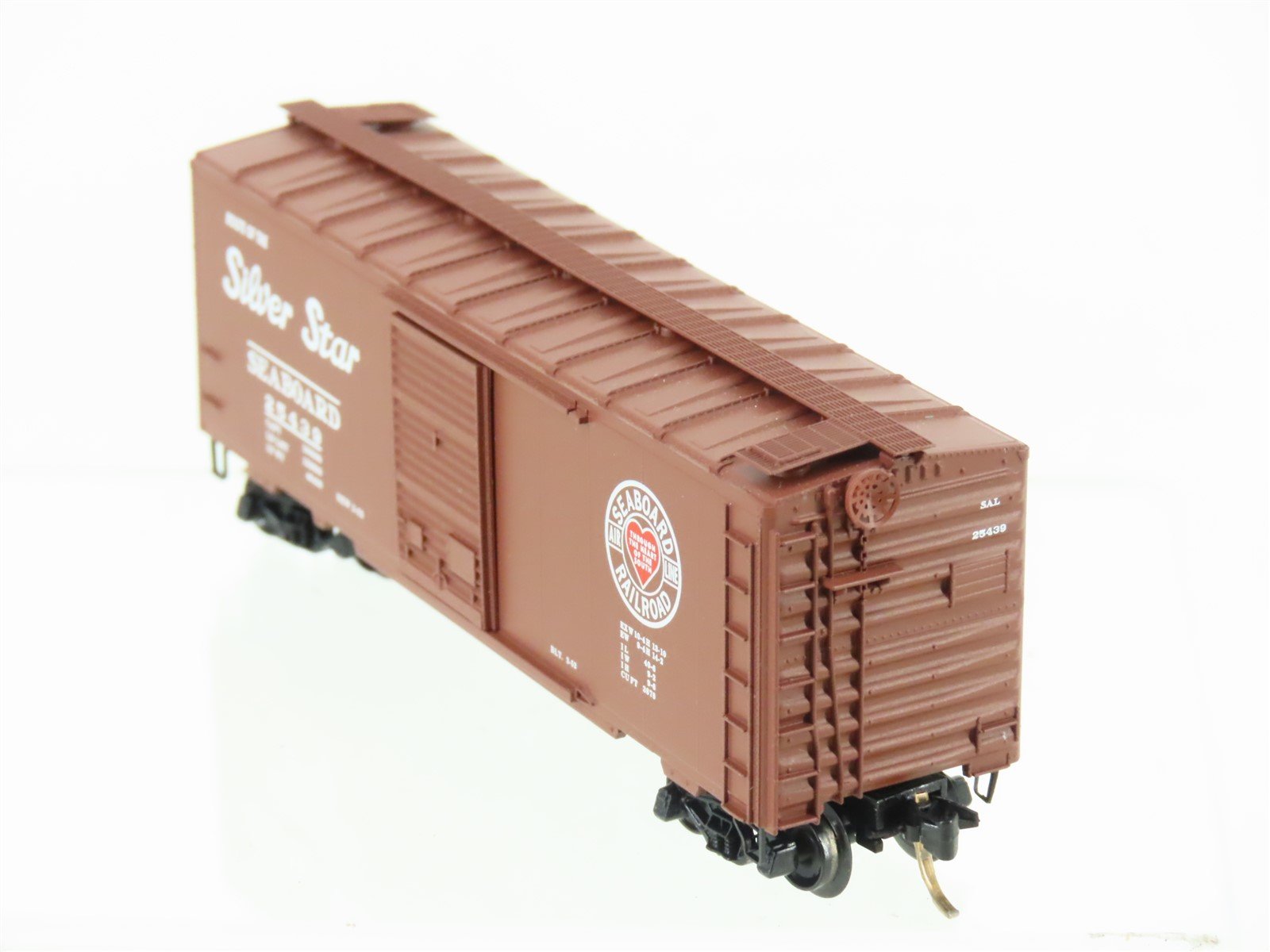 N Scale Micro-Trains MTL 20650 SAL Seaboard Silver Star 40' Box Car #25439
