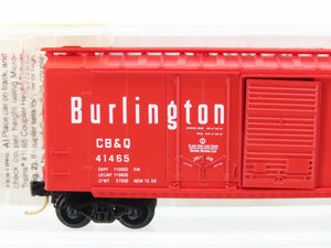N Scale Micro-Trains MTL 22100 CB&Q Burlington Route 40' Box Car #41465