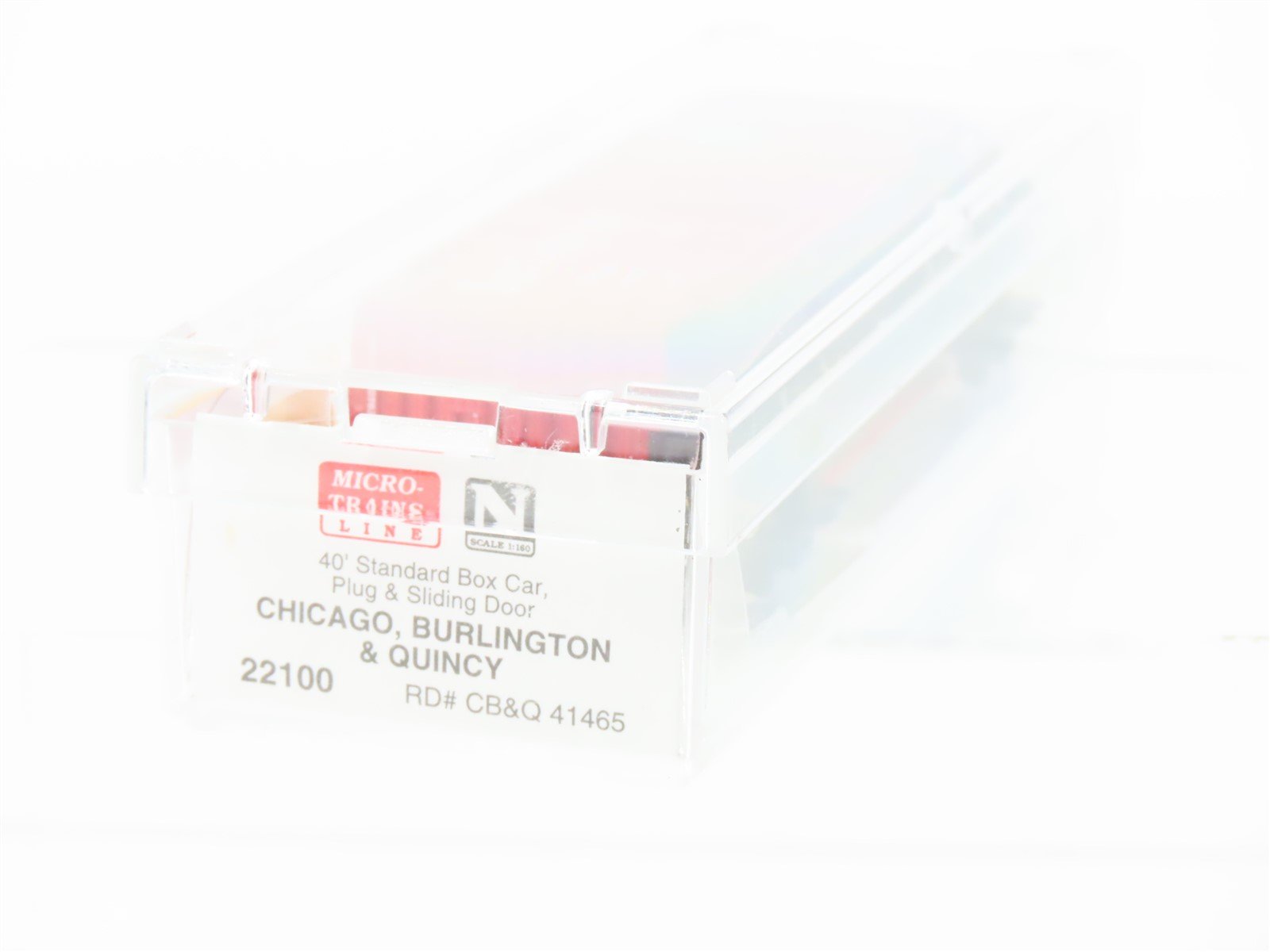 N Scale Micro-Trains MTL 22100 CB&Q Burlington Route 40' Box Car #41465