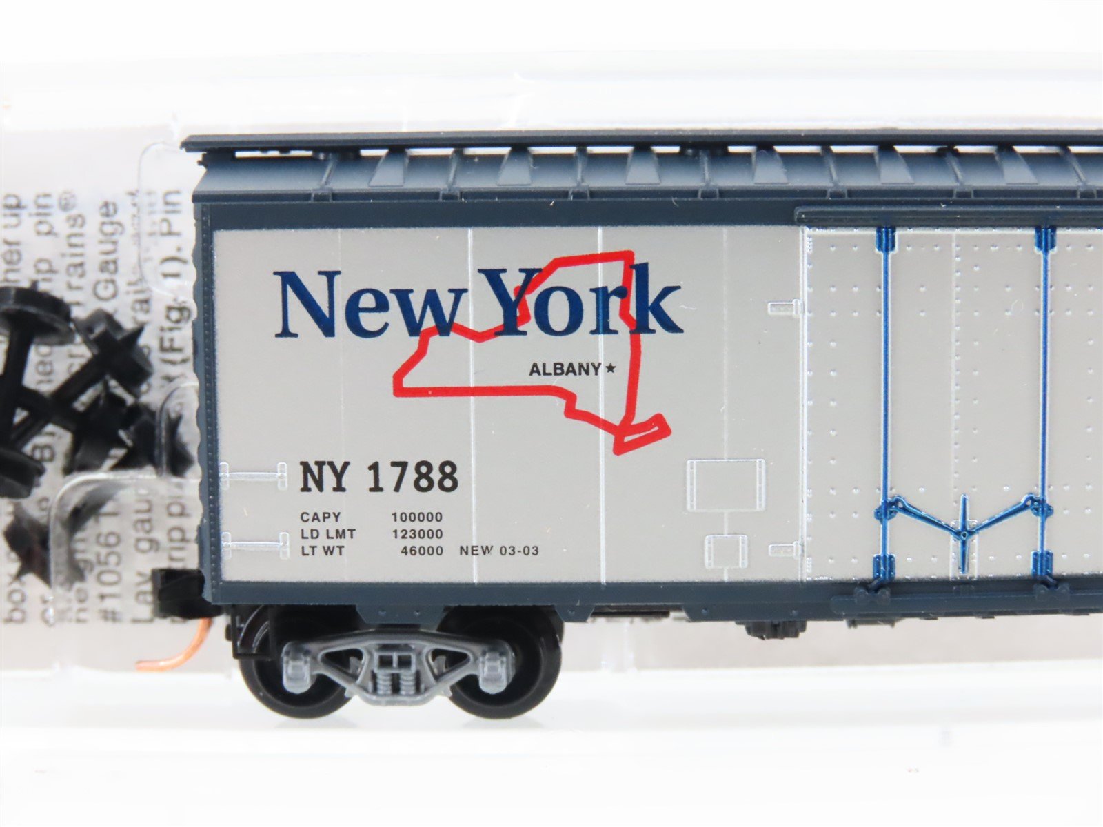 N Scale Micro-Trains MTL 21340 NY New York State 40' Plug Door Box Car #1788