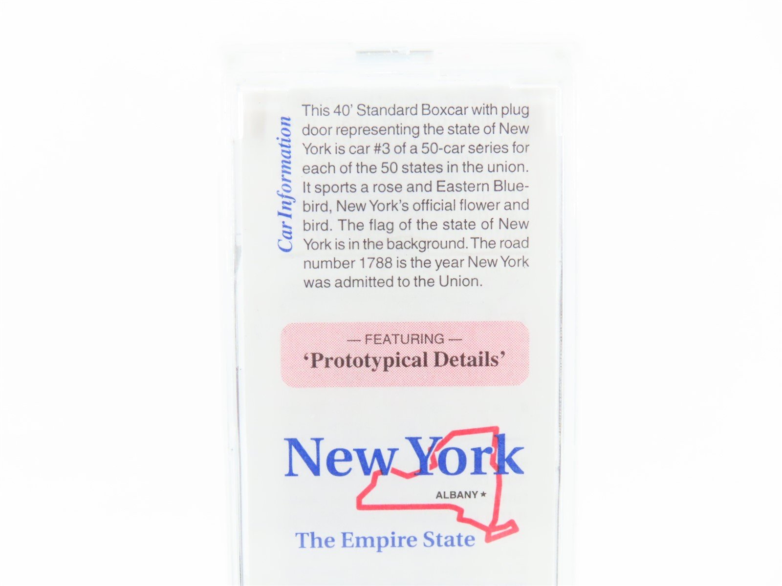 N Scale Micro-Trains MTL 21340 NY New York State 40' Plug Door Box Car #1788