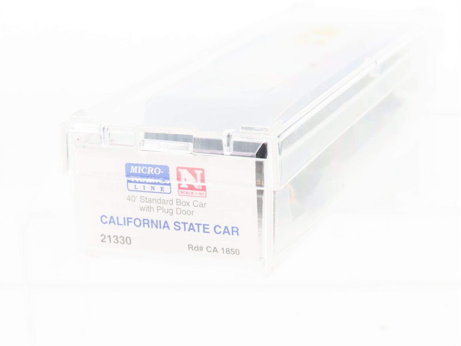 N Scale Micro-Trains MTL 21330 CA California State 40' Plug Door Box Car #1850