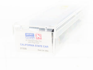 N Scale Micro-Trains MTL 21330 CA California State 40' Plug Door Box Car #1850