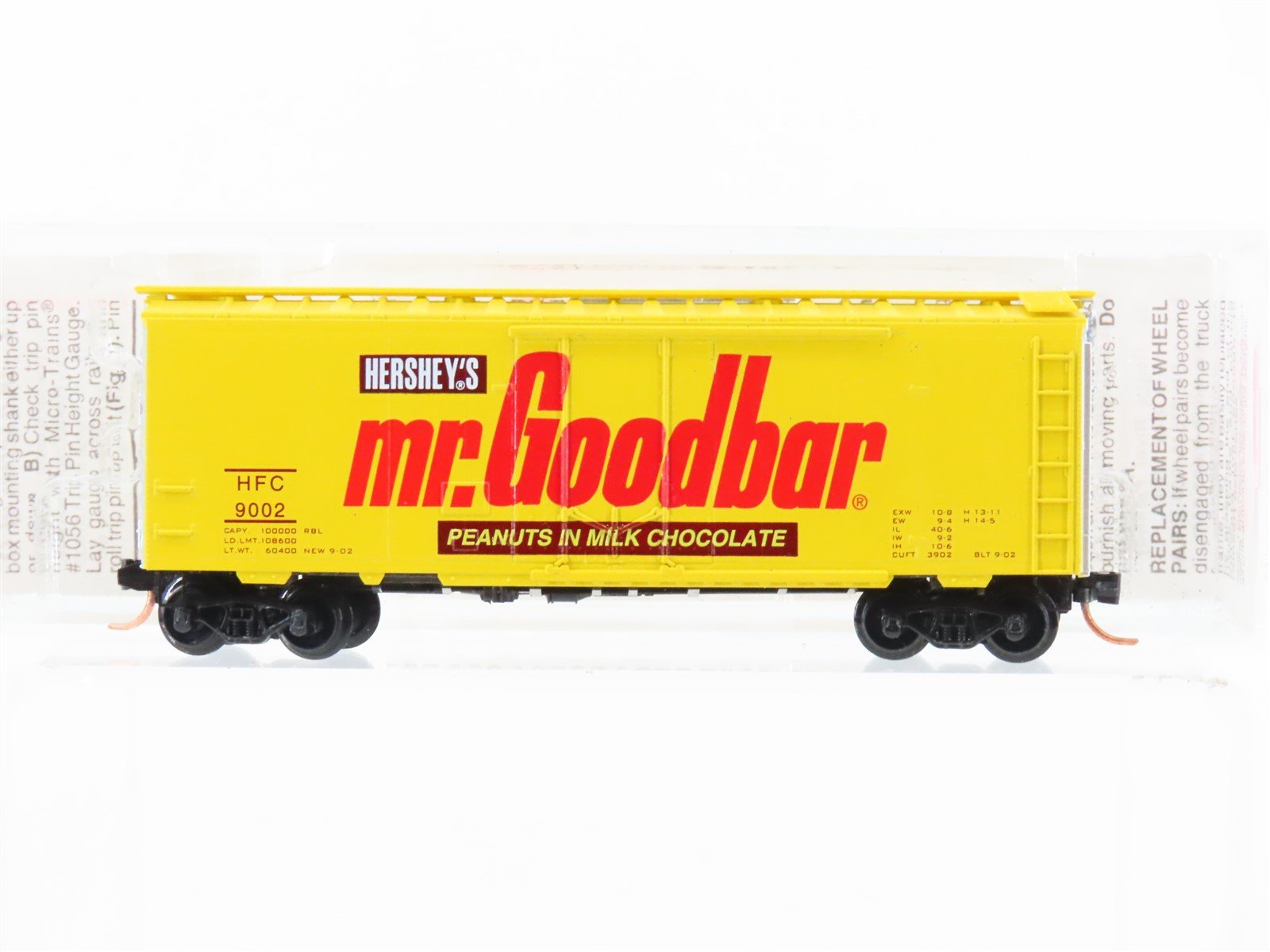 N Scale Micro-Trains MTL 21310 HFC Hershey's Mr Goodbar 40' Box Car #9002