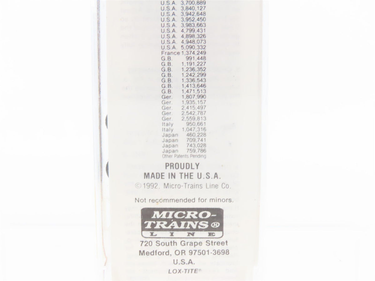 N Scale Micro-Trains MTL 23180 GN Great Northern 40&#39; Box Car #3345