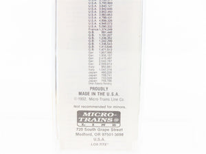 N Scale Micro-Trains MTL 23080 BN Burlington Northern 40' Box Car #198765