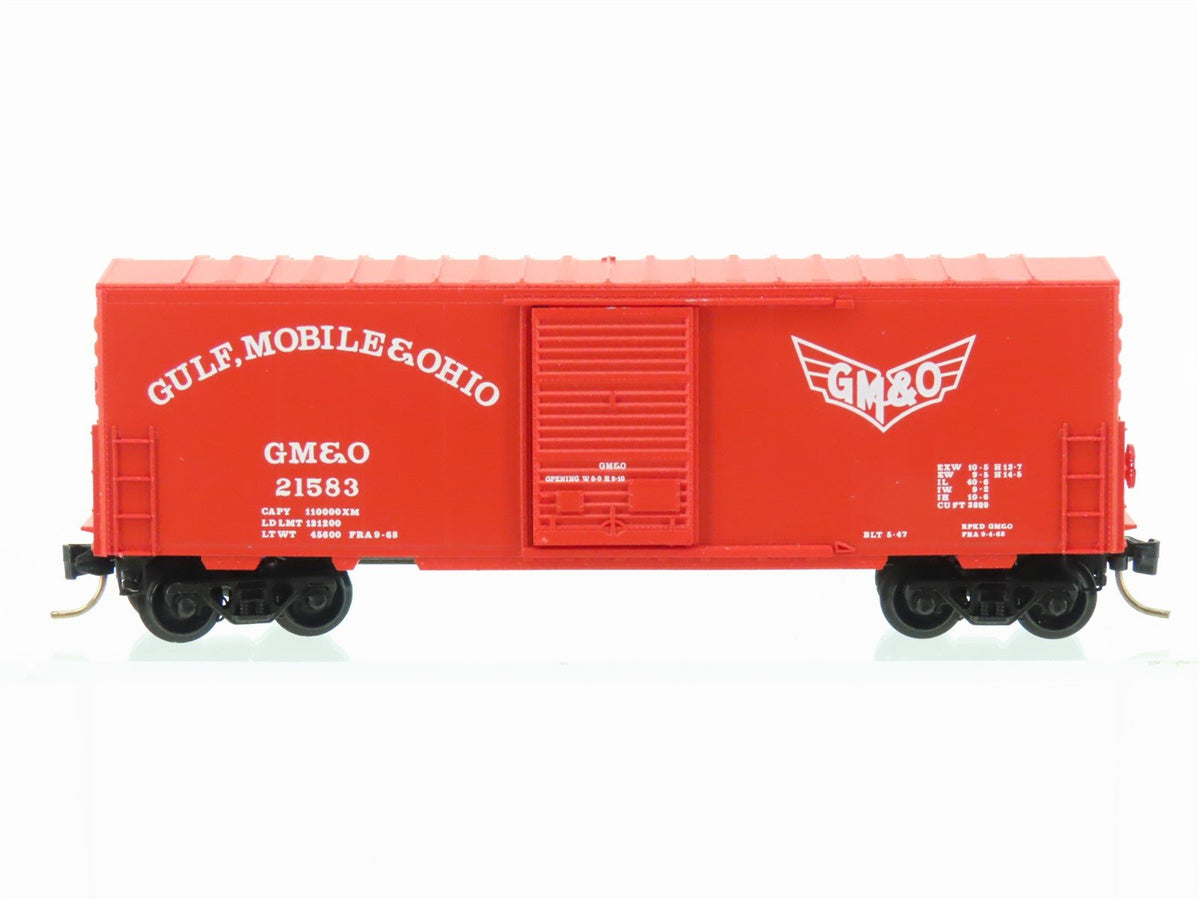 N Scale Micro-Trains MTL 24240 GM&amp;O Gulf Mobile &amp; Ohio 40&#39; Box Car #21583