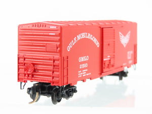 N Scale Micro-Trains MTL 24240 GM&O Gulf Mobile & Ohio 40' Box Car #21583