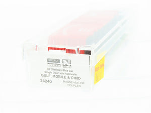 N Scale Micro-Trains MTL 24240 GM&O Gulf Mobile & Ohio 40' Box Car #21583