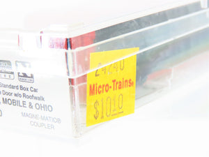 N Scale Micro-Trains MTL 24240 GM&O Gulf Mobile & Ohio 40' Box Car #21583