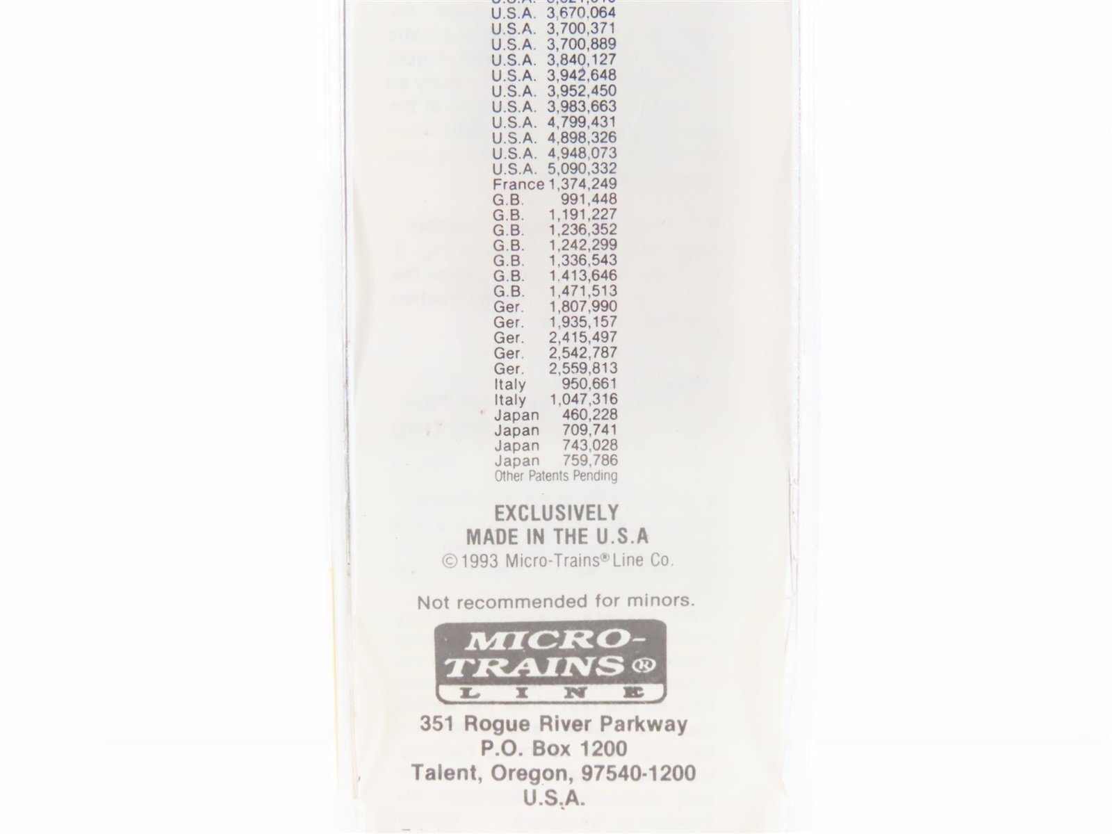 N Scale Micro-Trains MTL 24220 HERB MP Missouri Pacific Herbie 40' Box Car #1