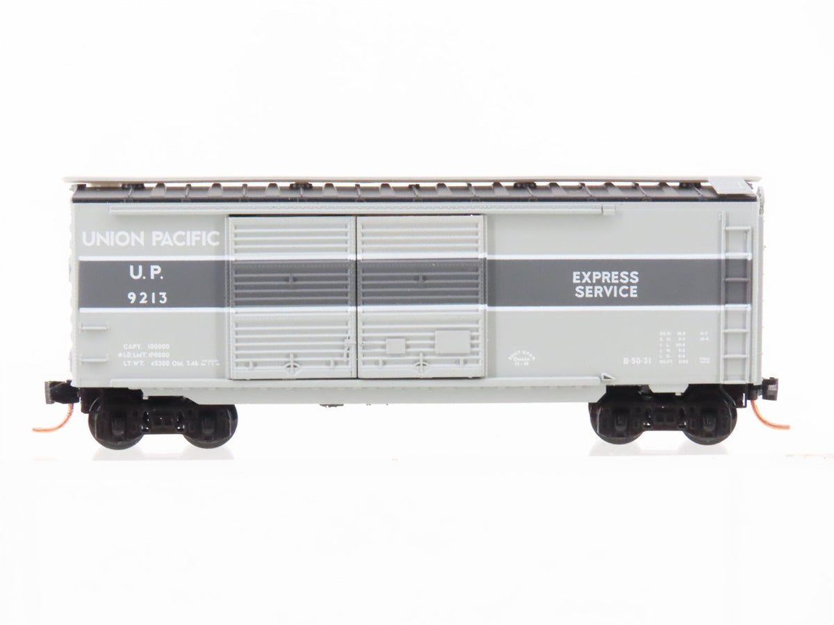 N Scale Micro-Trains MTL 23270 UP Union Pacific 40&#39; Double Door Box Car #9213
