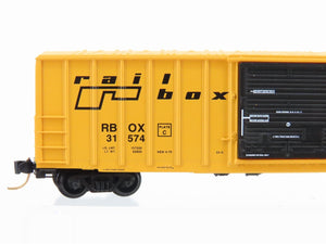 N Scale Micro-Trains MTL 25560 RBOX Railbox 50' Single Door Box Car #31574
