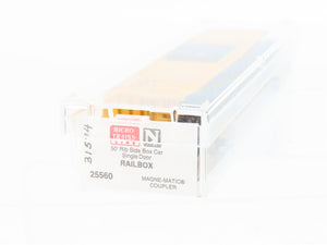 N Scale Micro-Trains MTL 25560 RBOX Railbox 50' Single Door Box Car #31574