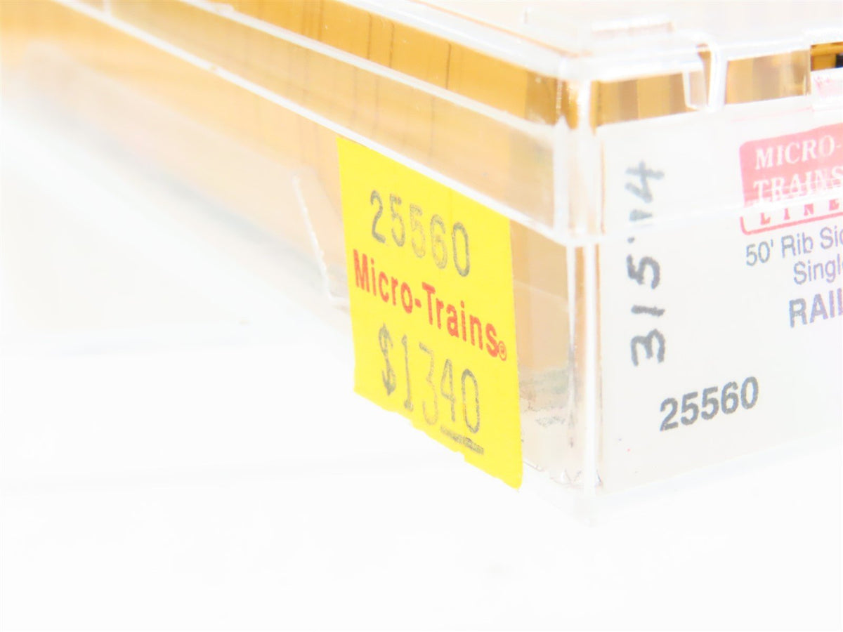 N Scale Micro-Trains MTL 25560 RBOX Railbox 50&#39; Single Door Box Car #31574