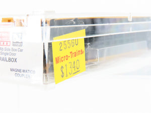 N Scale Micro-Trains MTL 25560 RBOX Railbox 50' Single Door Box Car #31558