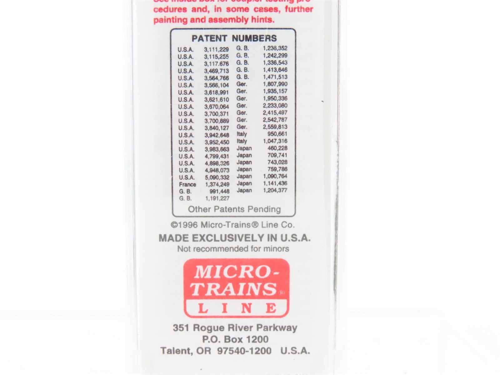 N Scale Micro-Trains MTL 25550 CSXT 50' Single Door Box Car #141001