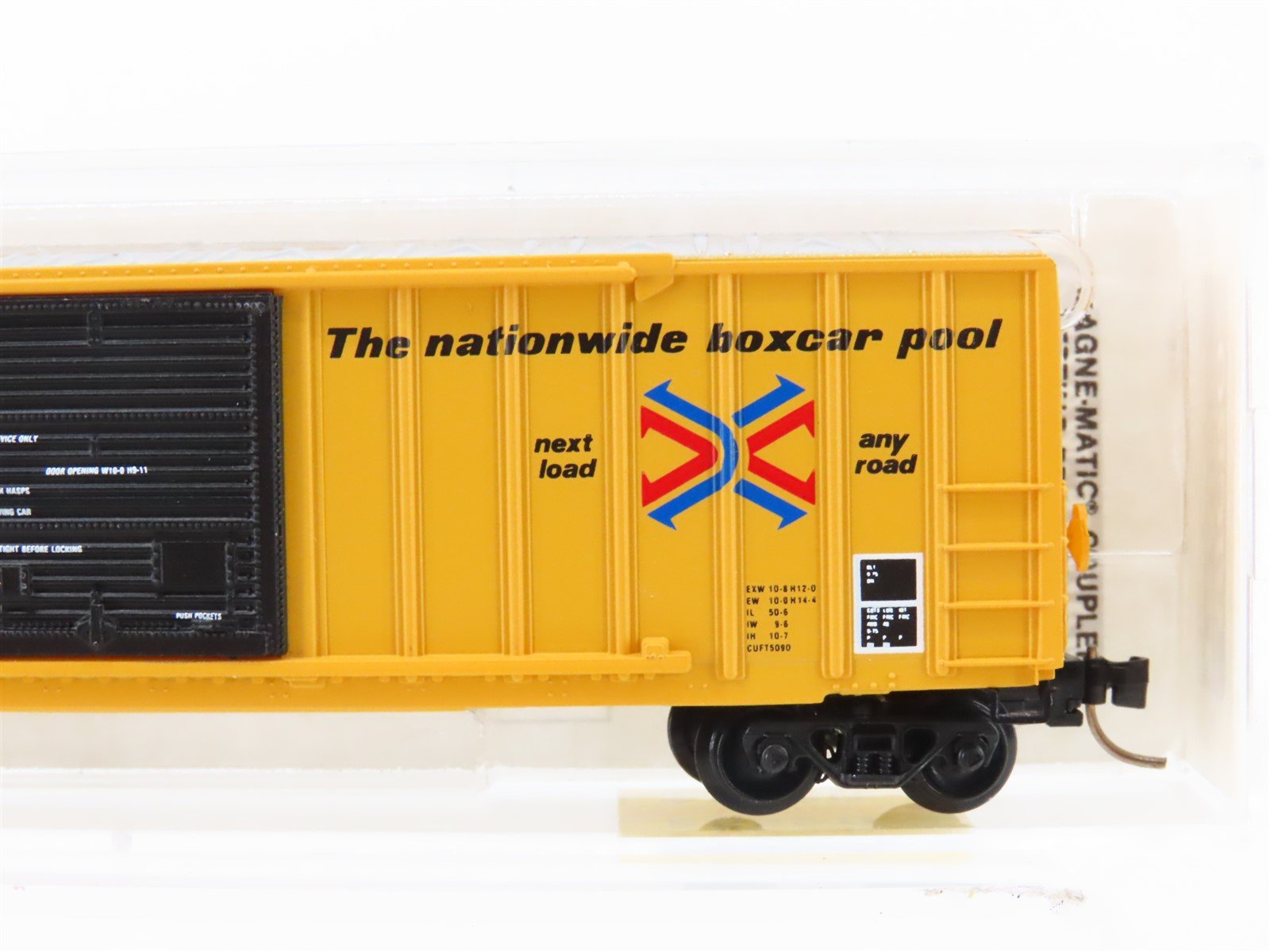 N Scale Micro-Trains MTL 25500 MP RBOX Railbox 50' Single Door Box Car #357610