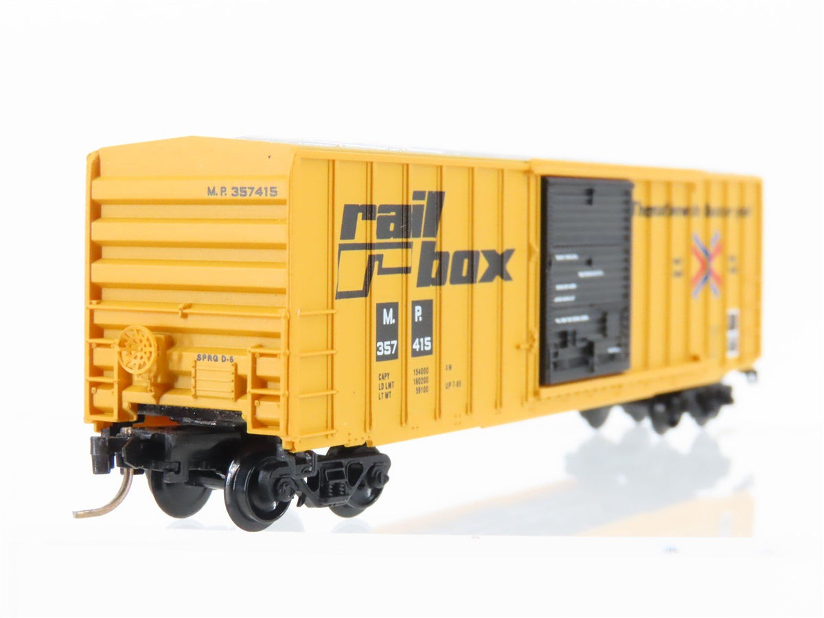 N Scale Micro-Trains MTL 25500 MP RBOX Railbox 50&#39; Single Door Box Car #357415
