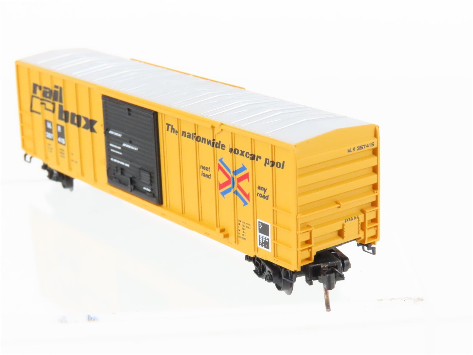 N Scale Micro-Trains MTL 25500 MP RBOX Railbox 50' Single Door Box Car #357415