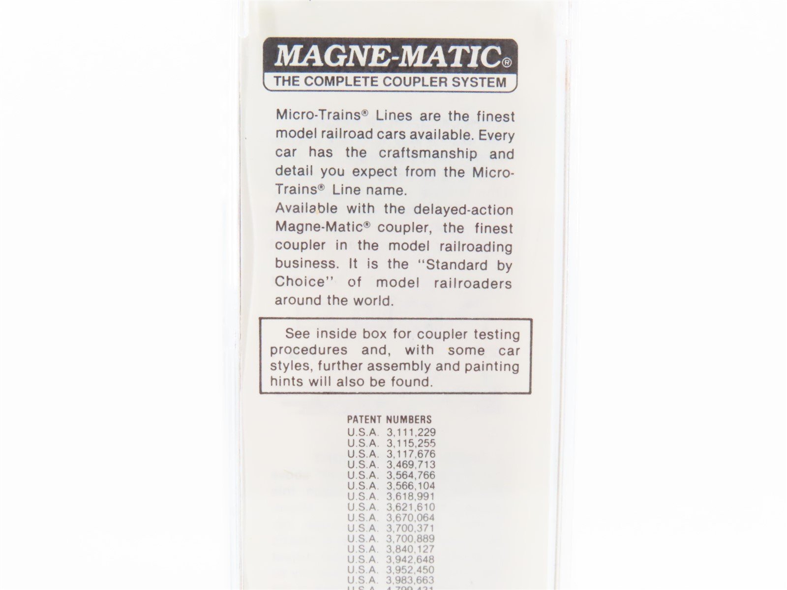 N Scale Micro-Trains MTL 25500 MP RBOX Railbox 50' Single Door Box Car #357415