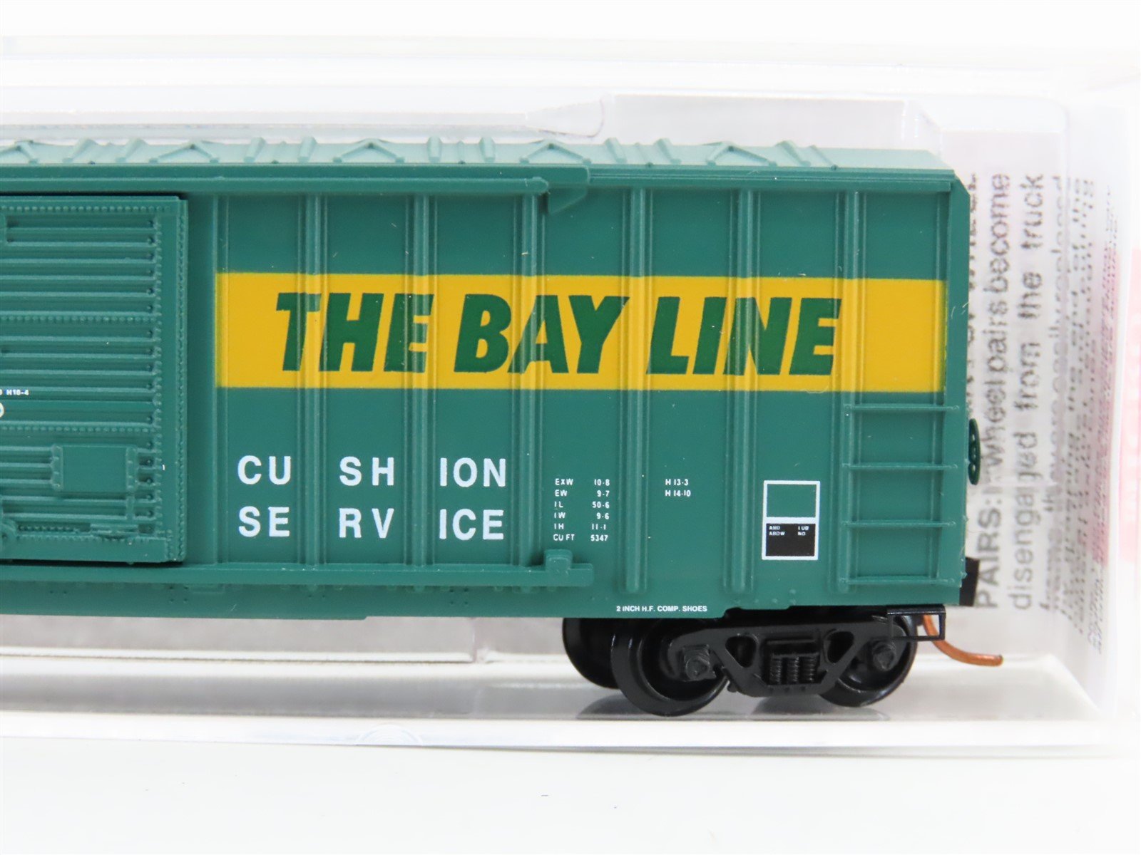 N Scale Micro-Trains MTL 25630 ASAB The Bay Line 50' Boxcar #7208