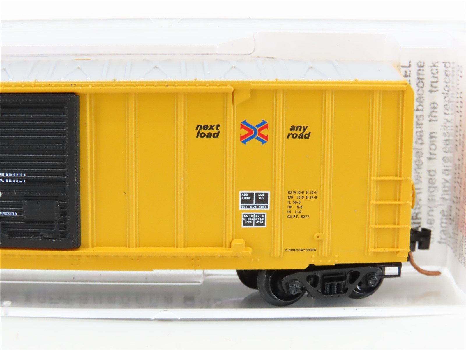 N Scale Micro-Trains MTL 26010 ABOX Railbox 50' Rib Side Boxcar #50062