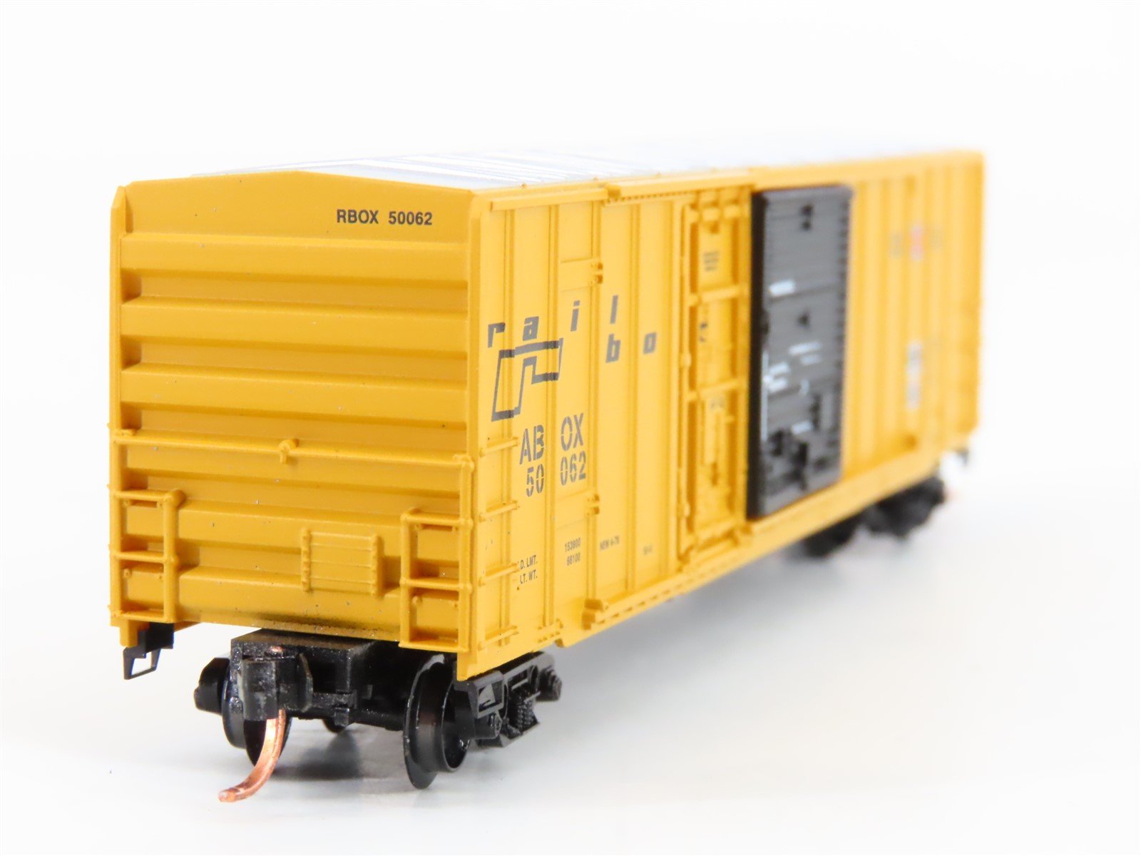 N Scale Micro-Trains MTL 26010 ABOX Railbox 50' Rib Side Boxcar #50062