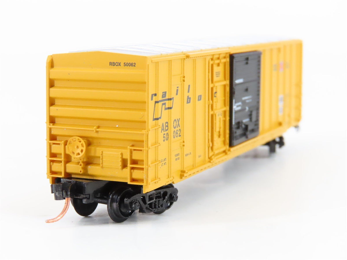N Scale Micro-Trains MTL 26010 ABOX Railbox 50&#39; Rib Side Boxcar #50062