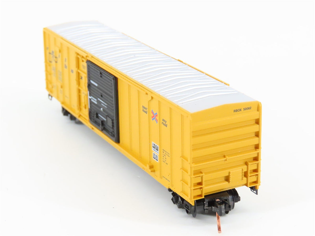 N Scale Micro-Trains MTL 26010 ABOX Railbox 50&#39; Rib Side Boxcar #50062