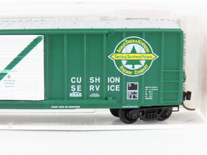N Scale Micro-Trains MTL 25590 ADN Serving Southern Forests 50' Boxcar #9755