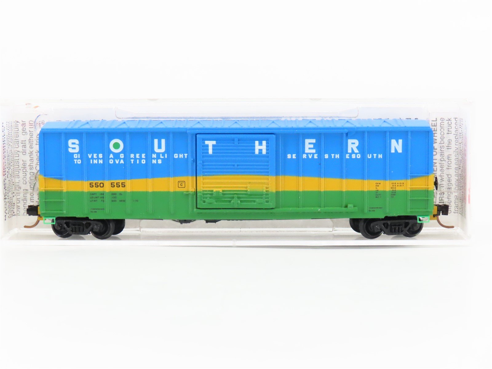 N Scale Micro-Trains MTL 25610 Southern 50' Rib Side Boxcar #550555