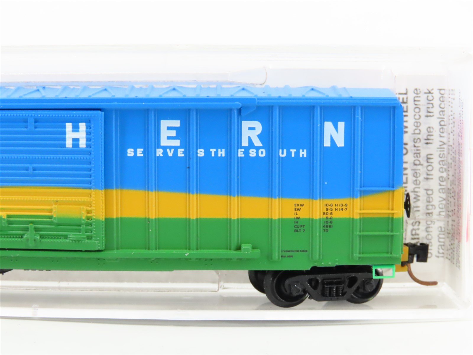 N Scale Micro-Trains MTL 25610 Southern 50' Rib Side Boxcar #550555
