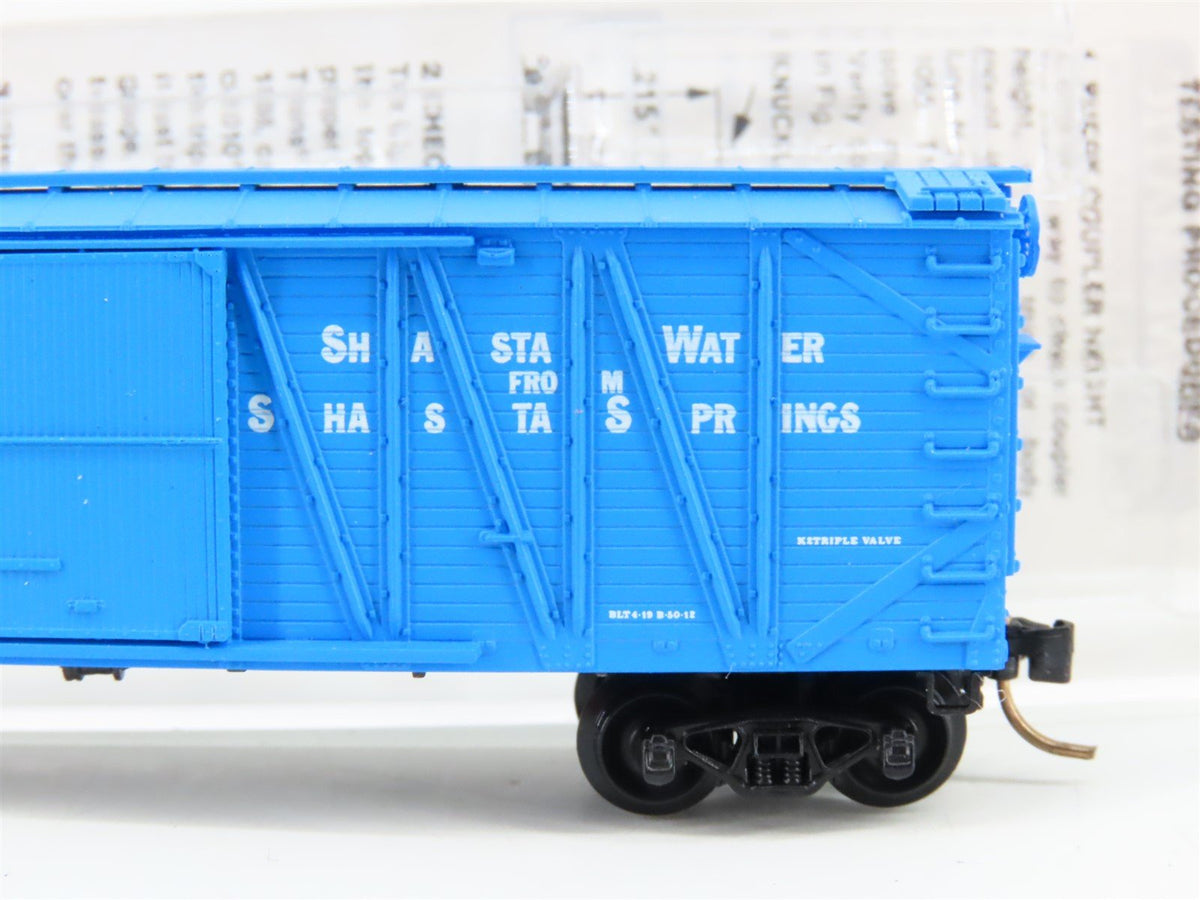 N Scale Micro-Trains MTL 28140 Shasta Water 40&#39; Outside-Braced Boxcar #27172