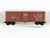 N Scale Micro-Trains MTL 28040 CNJ Jersey Central 40' Braced Boxcar #17235
