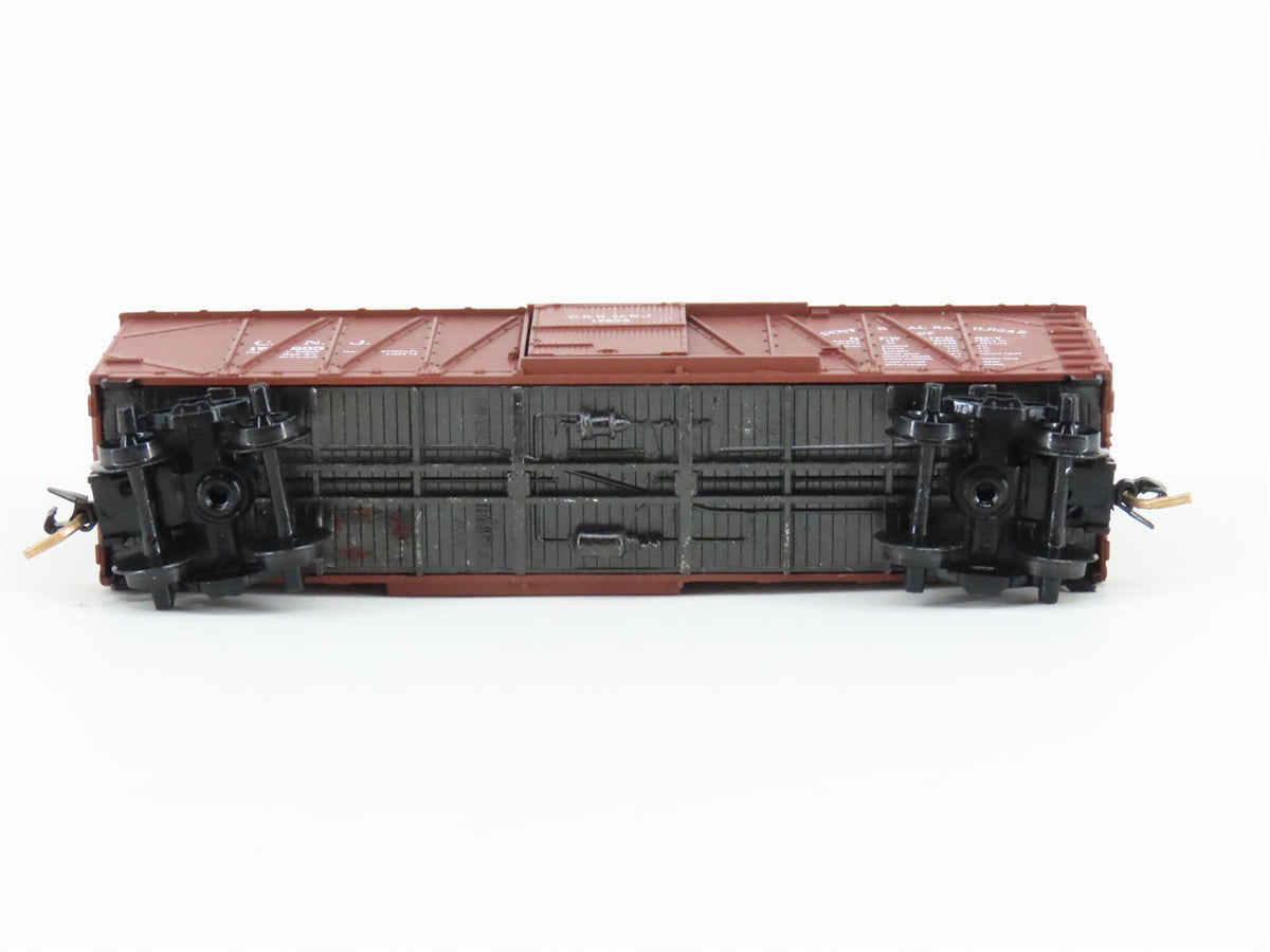 N Scale Micro-Trains MTL 28040 CNJ Jersey Central 40&#39; Braced Boxcar #17235