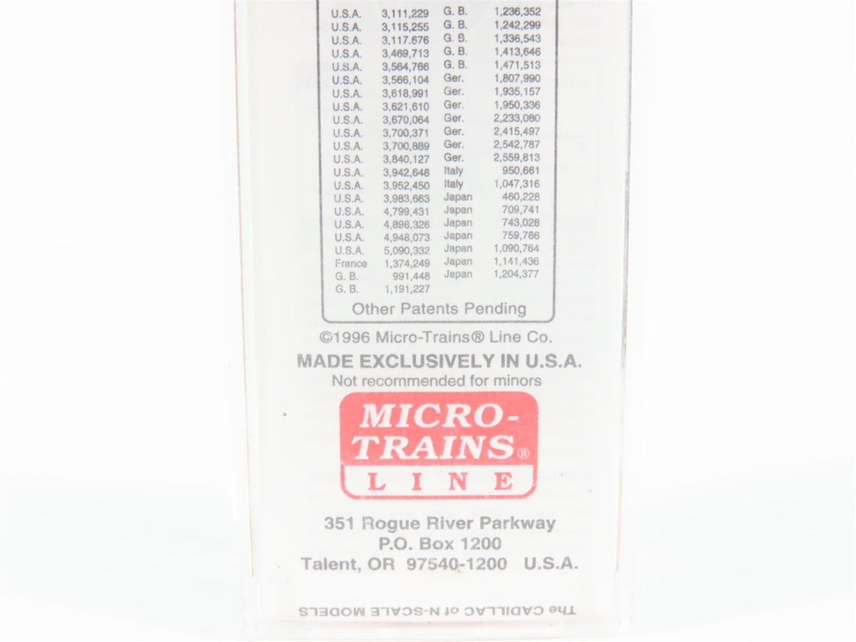 N Scale Micro-Trains MTL 28040 CNJ Jersey Central 40&#39; Braced Boxcar #17235