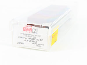 N Scale Micro-Trains MTL 28040 CNJ Jersey Central 40' Braced Boxcar #17235