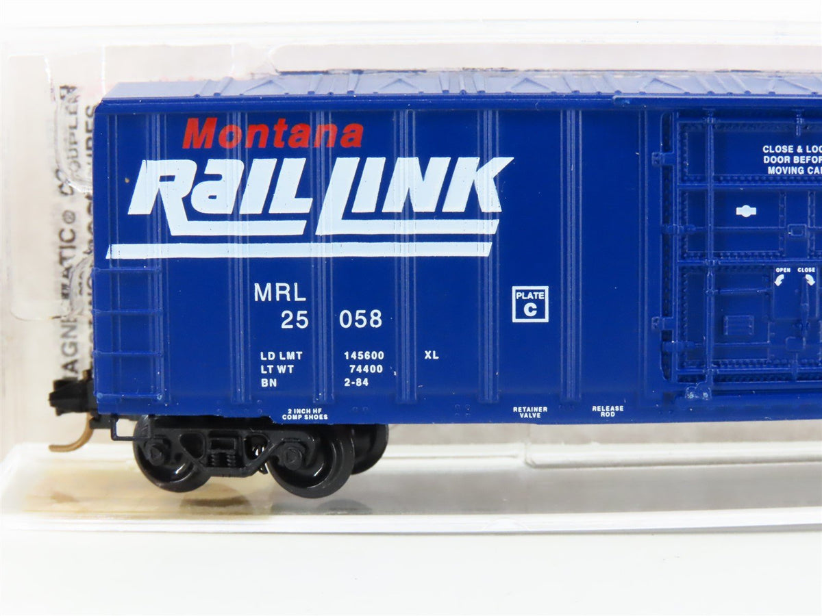 N Scale Micro-Trains MTL 27240 MRL Montana Rail Link 50&#39; Rib Side Boxcar #25058