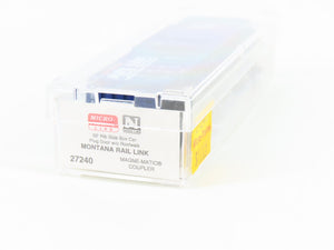 N Scale Micro-Trains MTL 27240 MRL Montana Rail Link 50' Rib Side Boxcar #25058
