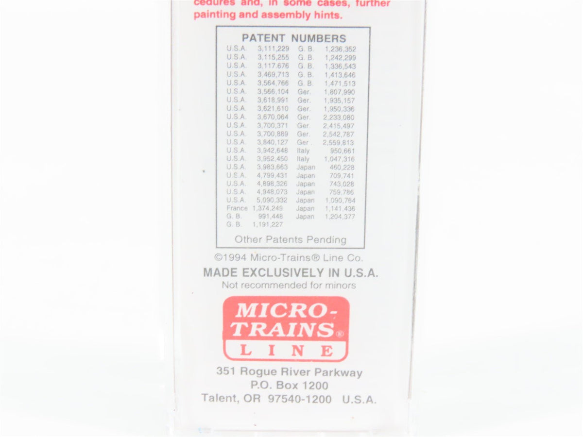 N Scale Micro-Trains MTL 27230 NS Norfolk Southern 50&#39; Rib Side Boxcar #584877