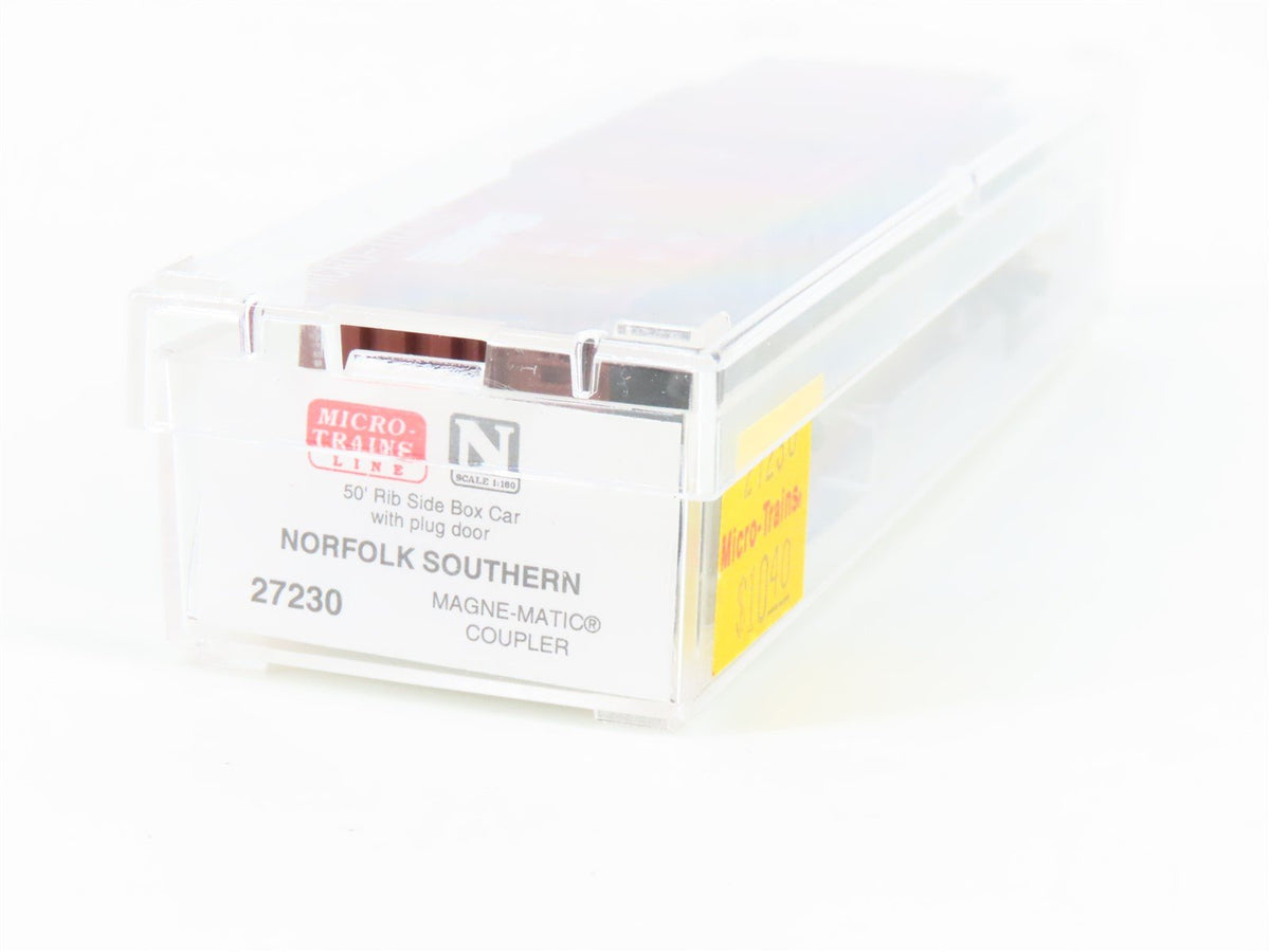 N Scale Micro-Trains MTL 27230 NS Norfolk Southern 50&#39; Rib Side Boxcar #584877