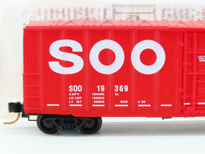 N Scale Micro-Trains MTL 27260 SOO Line 50' Rib Side Boxcar #19369