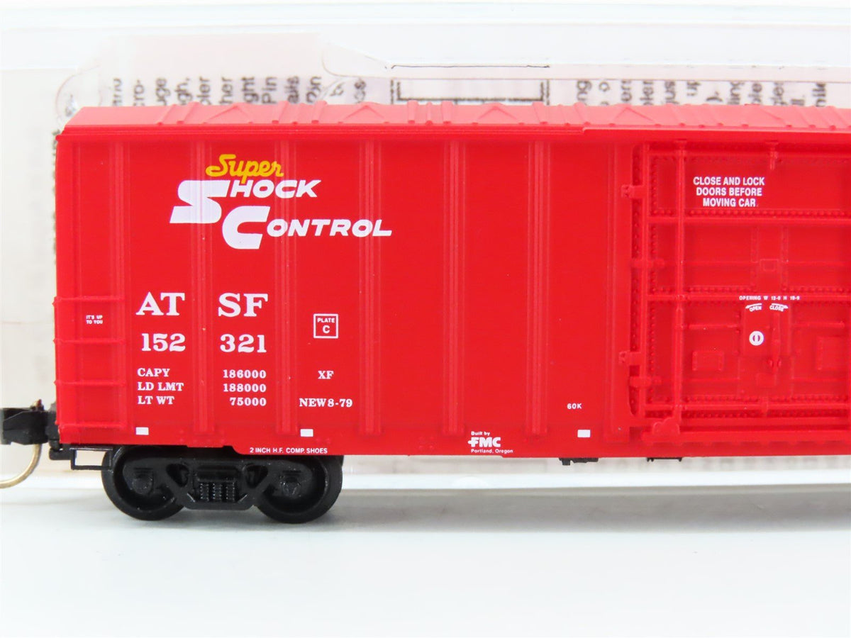 N Scale Micro-Trains MTL 27250 ATSF Santa Fe 50&#39; Rib Side Boxcar #152321